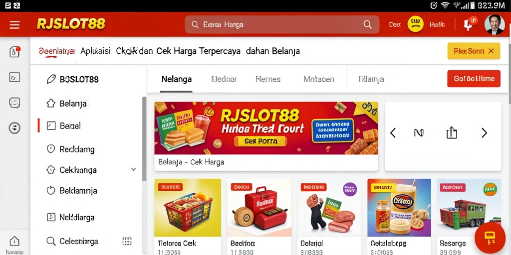 Antarmuka RJSLOT88 menampilkan fungsi Cek Harga yang sederhana dan informatif.
