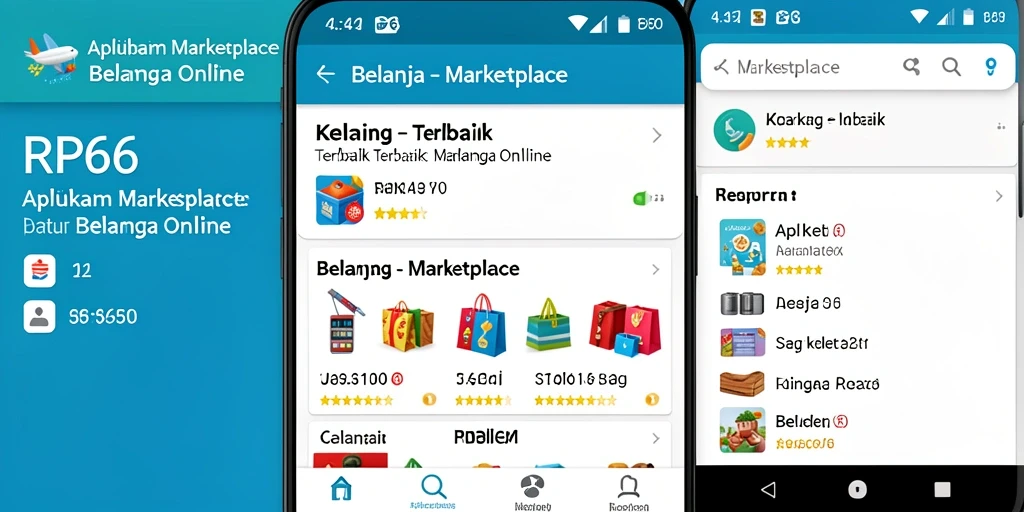Tampilan antarmuka RP66 yang user-friendly untuk belanja online.